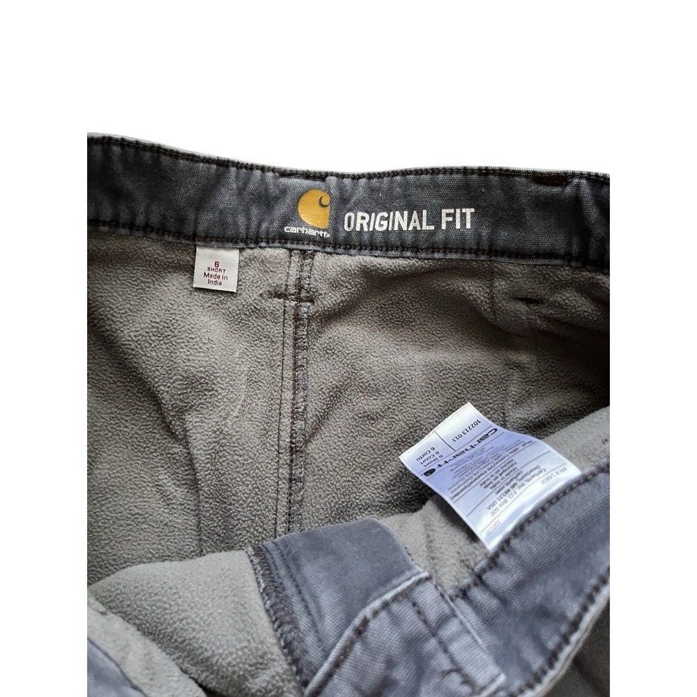 Carhartt Women's Workwear Pants Fleece Lined Insulated Gray Size 6 Short - Picture 4 of 10